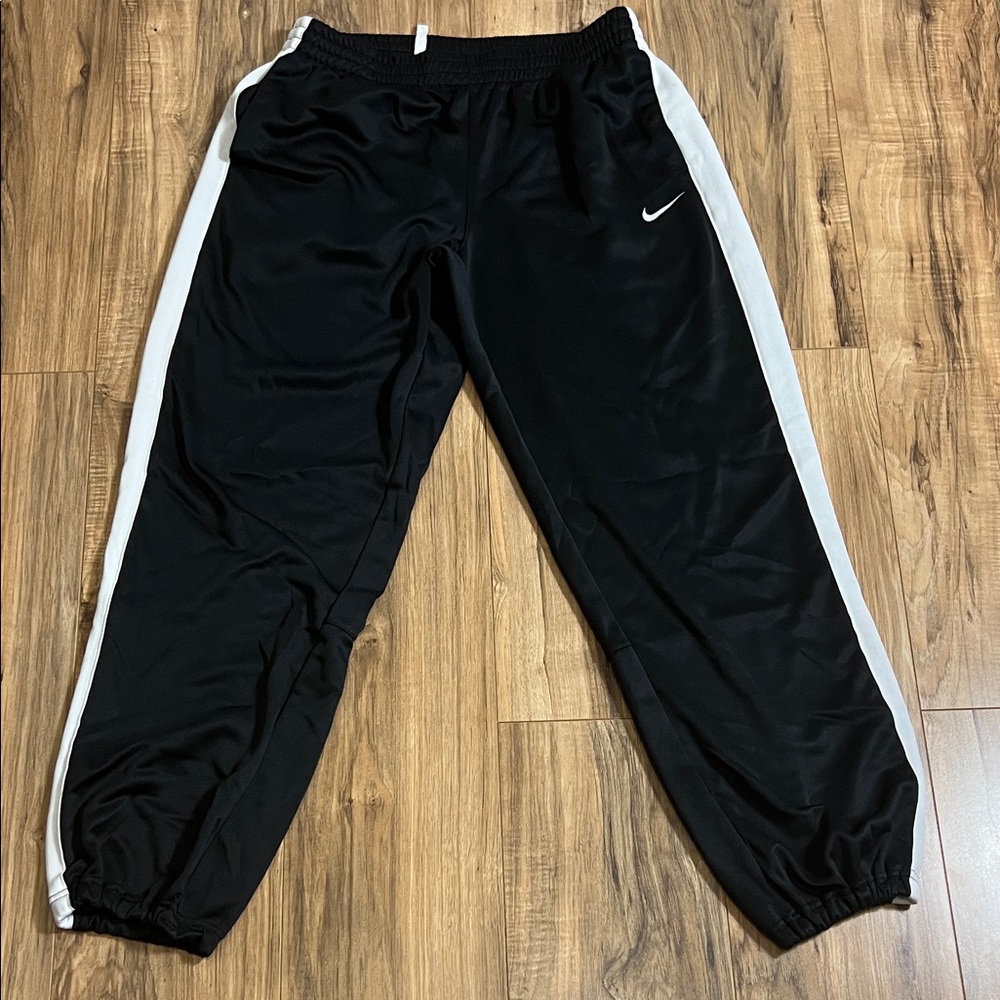Nikethe Athletic Dept Black And Strip White Sweat… - image 1